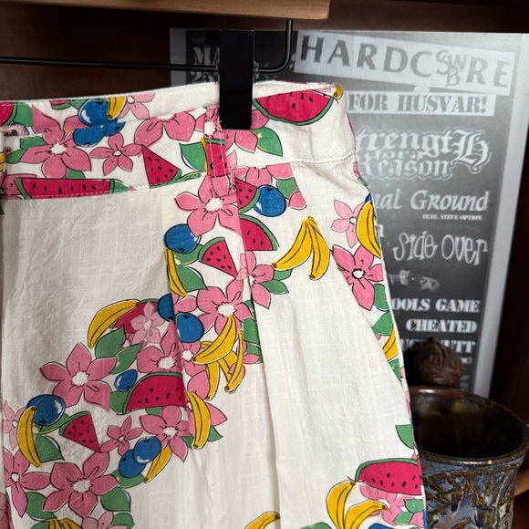 Bailey Rose - Summer Fruit Watermelon Banana Flower Pants - size large - Picture 5 of 9